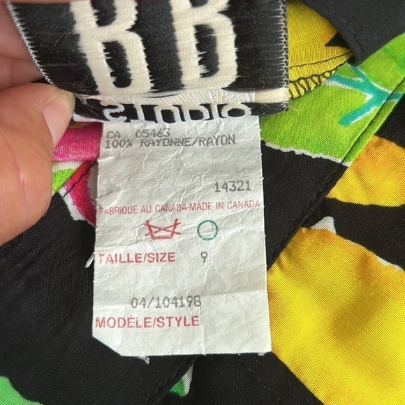 Vintage Pleated High Rise Colourful Lightweight Wide Leg Trouser Shorts - Picture 10 of 10